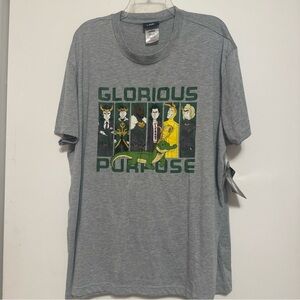 Marvel Gray 'Glorious Purpose' Graphic Tee